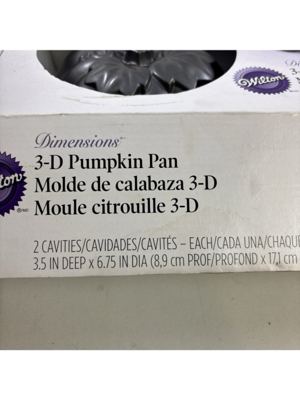 Wilton Pumpkin Cake Pan Jack-o'-lantern Halloween Harvest Party Celebration - Picture 3 of 5